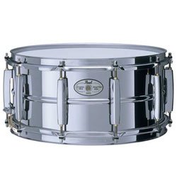 1ST GENERATION PEARL FREE FLOATING SNARE DRUM 14 X 6.5 STEEL SHELL